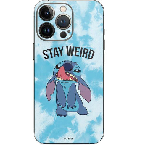 Disney Lilo and Stitch Stay Weird iPhone 14 Pro Skin